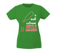 T-shirt Donna - A mali estremi bevi e rimedi