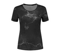 T-shirt donna a maniche corte Rogelli Marble Nero L