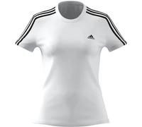 T-shirt donna adidas Essentials Slim 3-Bandes Blanc 2XS