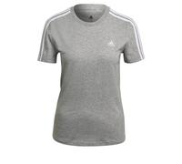 T-shirt donna adidas Essentials Slim 3-Bandes Gris XS