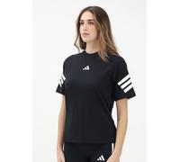 Adidas Future Icons 3 Stripes Short Sleeve T-shirt Nero S Donna