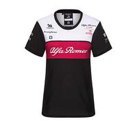 T-Shirt Donna Alfa Romeo Orlen Formula 1 Racing Ufficiale Team F1, Nero , XS