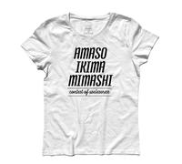 T-shirt donna AMASO IKIMA MIMASHI ispirata a Jeeg Robot d'Acciaio anni 70