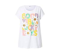 T-shirt donna Angel of Style taglie forti fantasia floreale mezza manica 837661