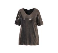 T-shirt donna Angel of Style taglie forti linea A effetto paillettes 836566