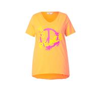 T-shirt donna Angel of Style taglie forti linea A motivo PEACE 837376
