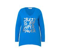 T-shirt donna Angel of Style taglie forti linea A stampa metallizzata...