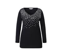 T-shirt donna Angel of Style taglie forti linea A stampa stella argento