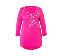 T-shirt donna Angel of Style taglie forti linea A stelle 3 4 maniche 836576