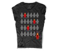 T-shirt donna Be Different, Be Unique, Be Yourself, Be a Fuckin' Star