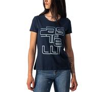 T-shirt Castelli Bellagio manica corta blu marino donna - S