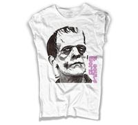 T-shirt donna bianca Frankenstein jr SI PUO' FARE WE CAN DO IT Marty Feldman