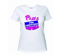 t-shirt donna bianca scritta simpatica pazza per legittima difesa idea regalo