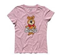 T-shirt donna Bubu l'amico Orso Yoghi Bear Yogi Boo Boo RANGER SMITH cartoo