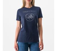 T-shirt Castelli Sarto manica corta blu scuro donna - S
