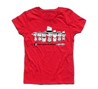 T-shirt donna Clyde e la sua banda The Ant Hill Mob Bulletproof Bomb corse cars