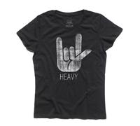 T-shirt donna CORNA HEAVY metal hard rock Black Sabbath Heaven and Hell horns