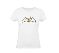 T-Shirt Donna Cotone Basic Super vestibilità Top qualità - Sua MAESTÀ Il TORTELLINO - Divertente Humor Made in Italy (M, Bianco)
