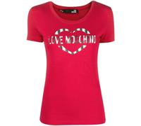 T-Shirt Donna Cotone Love Moschino W4F153U P23 Fucsia
