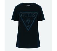 T-Shirt Donna Cotone Manica Corta Guess V2YI07K8HM0 G7FQ Blu