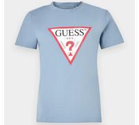 T-Shirt Donna Cotone Manica Corta Guess W2BI69K8FQ1 G7DX Azzurro