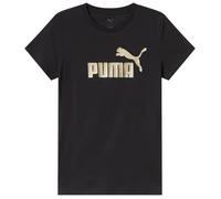 T-shirt donna cotone PUMA 692160-01 nero-oro