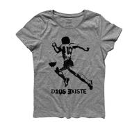 T-shirt donna D10S EXISTE DIEGO ARMANDO DIO ESISTE calcio NAPOLI street art