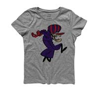 T-shirt donna DICK DASTARDLY corse macchine, Muttley, Penelope Pit Stop