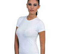 T-shirt donna Egi manica corta girocollo in cotone modal elasticizzato art 1132