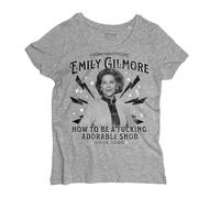 T-Shirt Donna Emily Gilmore Gilmores Girls Una Mamma per Amica Festa della Mamma Nonna Coffee caffè - Serie TV - Linea Vintage - Cotone Organico 140 gr/mq