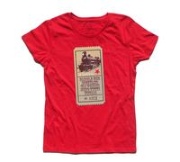 T-shirt donna Francesco GUCCINI LA LOCOMOTIVA rivoluzione rock stella rossa