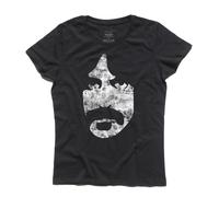 T-shirt donna FRANK ZAPPA sagoma volto antichizzata - Hot Rats rock freak Gibson