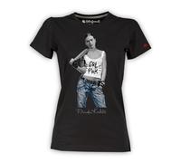 T-Shirt Donna - Frida Kahlo Ufficiale Stile Girl Power (Nero, S)