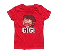 T-shirt donna Gigi la Trottola Gigi Sullivan basket pallacanestro cartoni 80's
