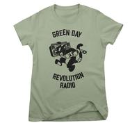 T-Shirt Donna Green Day Revolution Radio Ufficiale Verde