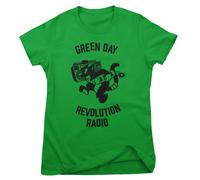 T-Shirt Donna Green Day Revolution Radio Ufficiale Verde