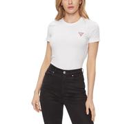 Guess T-Shirt Donna W2YI44 J1314 Mini Triangle Manica Corta Bianco XS