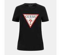 T-Shirt Donna Guess Manica Corta W1YI1BI3Z14 JBLK Nero