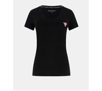 T-Shirt Donna Guess Manica Corta W2YI45J1314 JBLK Nero