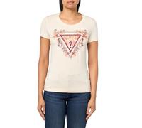 GUESS Maglietta crema / blu fumo / ciclamino / salmone Donna GUESS XL