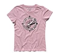 T-shirt donna I LIKE BEING UNDER THE GUN UTG poker texas hold'em pistola