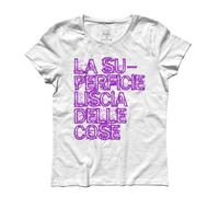 T-shirt donna ispirata a NUOVA OSSESSIONE dei Subsonica superficie liscia