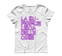 T-shirt donna ispirata a NUOVA OSSESSIONE dei Subsonica superficie liscia