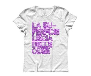 T-shirt donna ispirata a NUOVA OSSESSIONE dei Subsonica superficie liscia