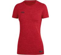 JAKO 6129 Premium Basics - T-Shirt Donna, Rosso, 44