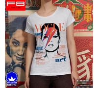 T-Shirt Donna Kate Moss London no happiness Fun Summer Cool Moda Fashion FB SLUB