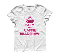 T-shirt donna Keep Calm and Carry Bradshow New York