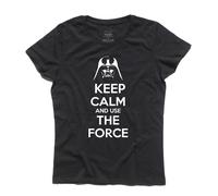 T-shirt donna Keep Calm and use the Force Fener