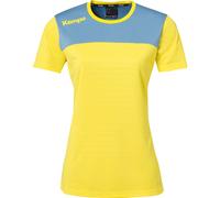 Kempa - Maglietta da Donna Emotion 2.0, Donna, Maglia da Donna., 200316406, Giallo Limone/Blu, M
