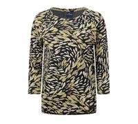 T-shirt donna Laurasøn stampa pesci girocollo 3 4 maniche orlo elastico